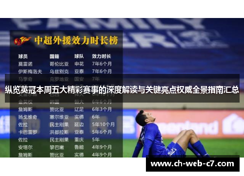 纵览英冠本周五大精彩赛事的深度解读与关键亮点权威全景指南汇总 纵览英冠本周五大精彩赛事的深度解读与关键亮点权威全景指南汇总