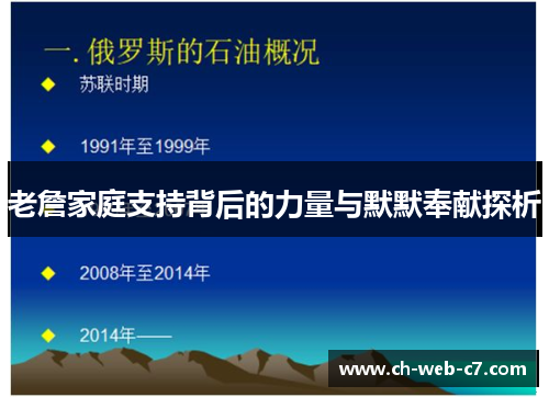 老詹家庭支持背后的力量与默默奉献探析